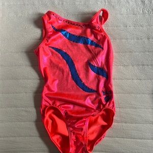 Girls GK gymnastics leotard Carly edition. Like new w/rhinestone detail